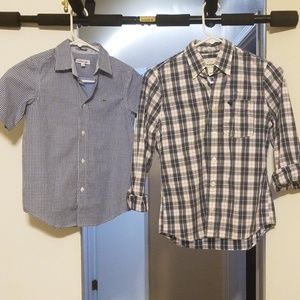 2 button~down boys shirts